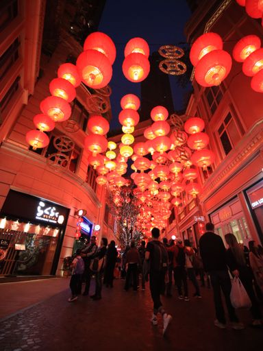 The celebration of the Mid Autumn Festival in Hong Kong