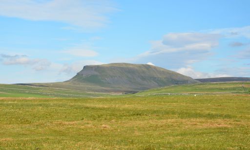 A view of the Pen-y-Ghent, one of the famous Three peaks in Yorkshire Dales, England