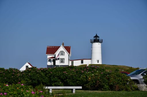 The Nubble Lighthouse in York, Maine during the daytime
