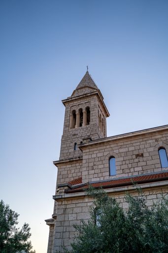 Beautiful church in a small town of Pakostane, Croatia