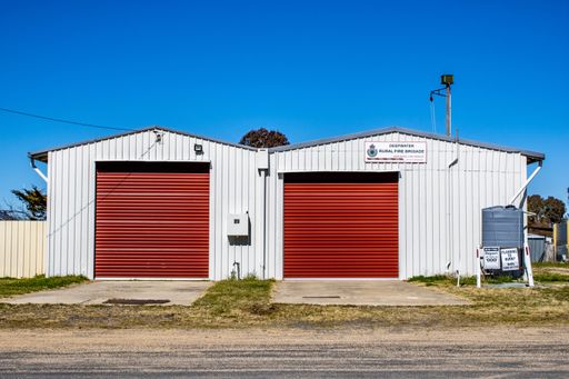 The Deepwater Fire Station buildings in Deepwater, New South Wales, Australia