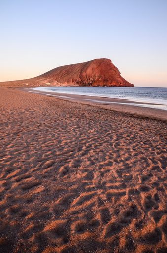 Sunset on the Atlantic Ocean El Medano Tenerife Canary Islands Spain