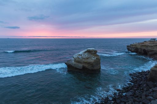 A beautiful shot from the Sunset Cliffs, San Diego, CA