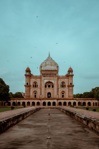 A vertical of Safdarjung Tomb, Monument in New Delhi, India