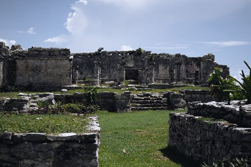 A beautiful shot of the Tulum Archaeological Zone