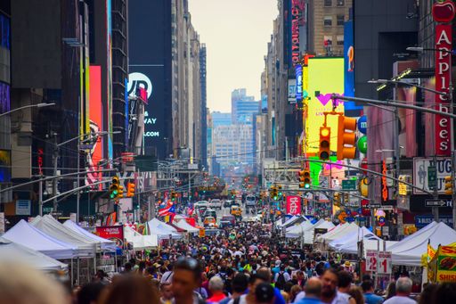 The Flea Market took over Times Square in New York City