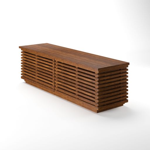 modern minimal furniture with white background studio style, its mixer of different wooden vs concrete textures, some are wireframe and pink furniture
