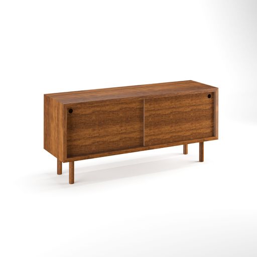 modern minimal furniture with white background studio style, its mixer of different wooden vs concrete textures, some are wireframe and pink furniture