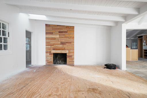 A brand new room with white walls