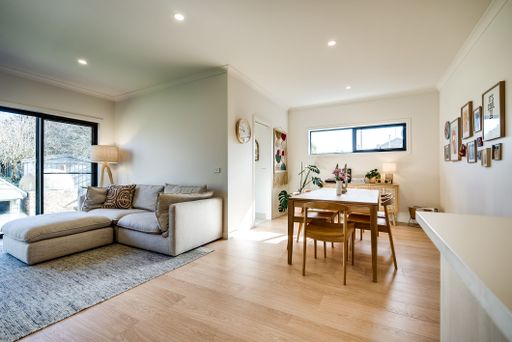 A new extension renovation with a new kitchen and living space for a property in Wendouree, Australia