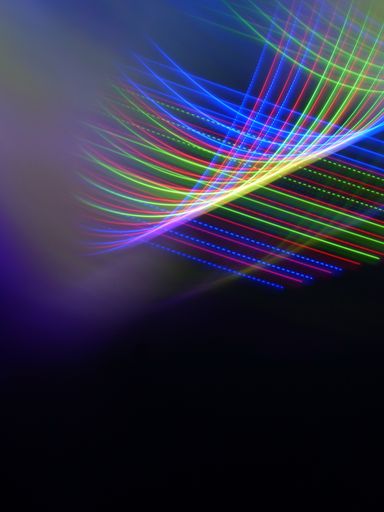 A shot of light trails - perfect for futuristic backgrounds or wallpaper