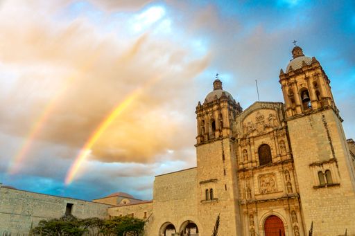 The Church of Santo Domingo de Guzman. Oaxaca, Mexico.