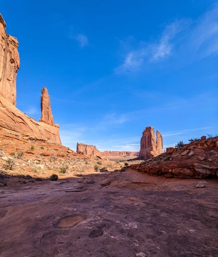 Arches National Park Courthouse Towers