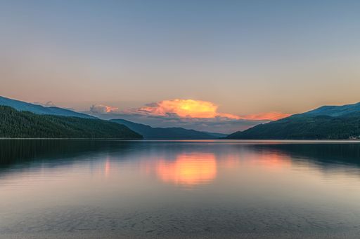 The Seymour arm of Shuswap Lake, Okanagan, British Columbia, Canada