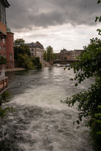 A vertical  shot from beautiful Strasbourg, France