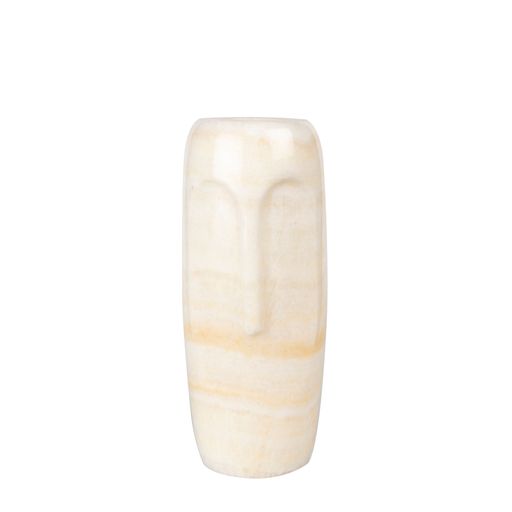 A marble head figure for luxury living room isolated on white background
