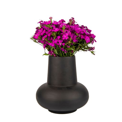 A ceramic vase luxury living room decoration isolated on a white background