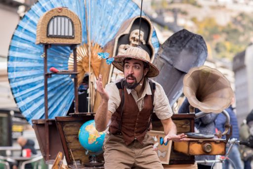 Andorra la Vella : 17 june 2019 : Espectacle El Pirata de la Terra. Cia Rovirat.