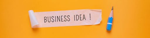 Close up conceptual shot of a business idea showing Idea