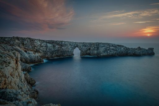 A mesmerizing shot of a beautiful seascape at sunset