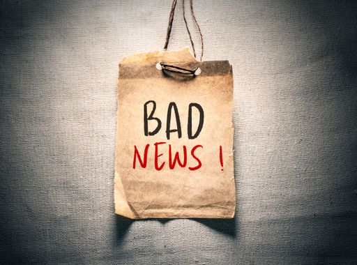 Close up conceptual shot of a business idea showing News