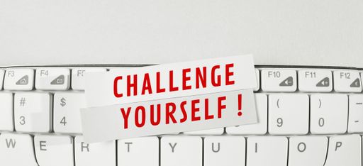 Close up conceptual shot of a business motivation ideas with words