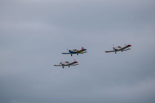 The three YR-ZCE airplanes flying at Bucharest International Air Show (BIAS 2022)