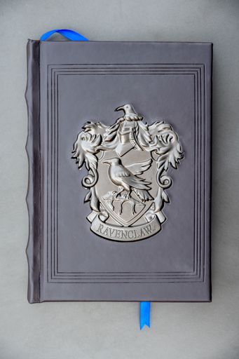 Calgary, Alberta - September 4, 2022: Closed Ravenclaw journal. Based on Harry Potter series.