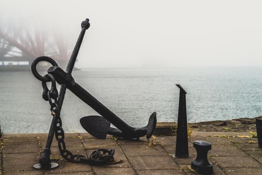 The fourth bridge on a foggy morning, South Queensferry, Scotland