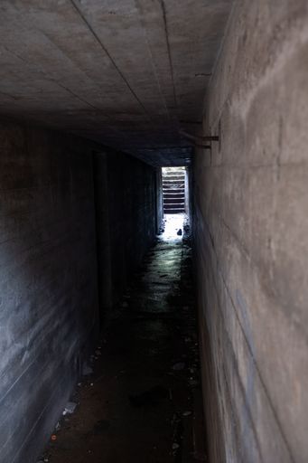 Floro, Norway - June 25, 2022: Floro costal Fort was built by the Germans during Second World War with batteries and bunker facilities.