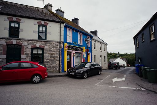 The beautiful cottages in the village of Cong in Ireland.