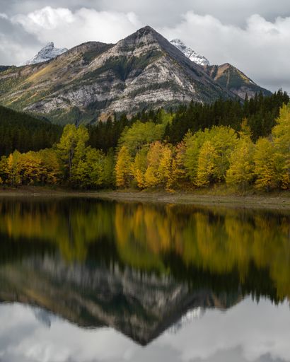 A mesmerizing shot of Banff National Park in Alberta, Canada