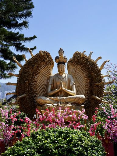 Ten Thousand Buddhas Monastery at Shatin, Hong Kong