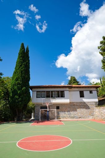 Greece, Milies, Volos, Greece, the high school and Lyceum of the Milies vilage .
