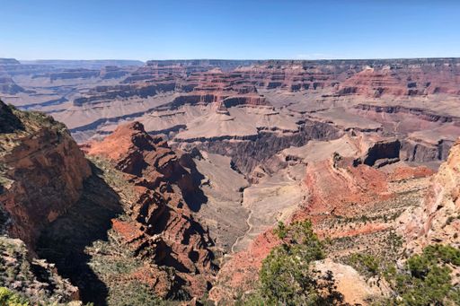 The Grand Canyon, a steep-sided canyon carved by the Colorado River in Arizona, United States