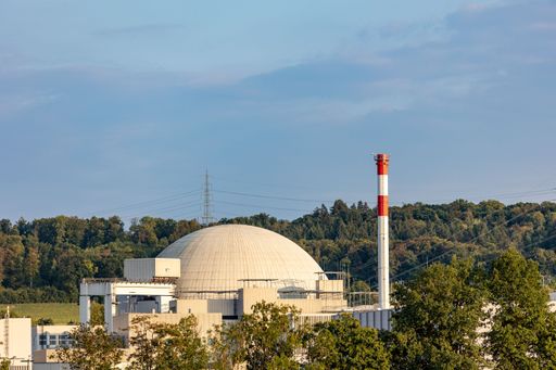The "Neckarwestheim Nuclear Power Plant" in Germany - an active nuclear power station