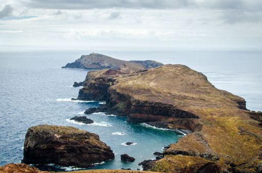 A beautiful view of the Ponta de Sao Lourenco Madeira