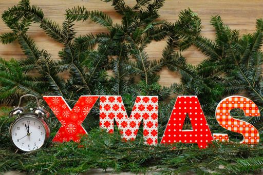 It's Christmas time - decoration with fir branch
