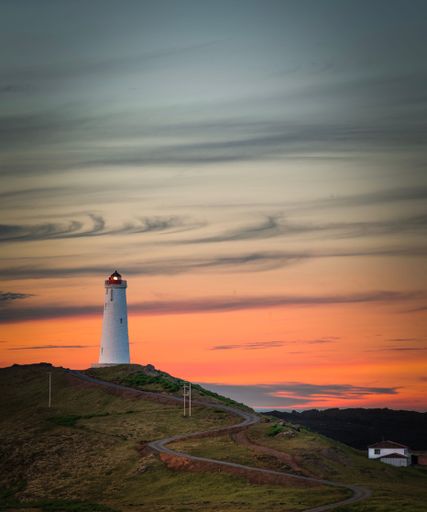 A mesmerizing scenery of a landscape during the sunset
