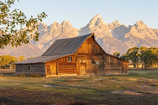 A small barn on the farm