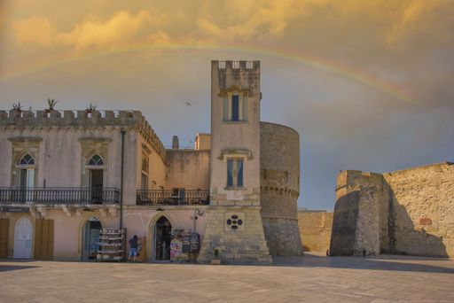 The castle of Otranto also knows as the fortress of the homonymous city located in Puglia