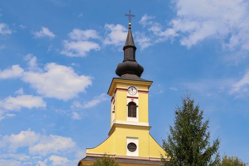 A low angle shot of a beautiful steeple