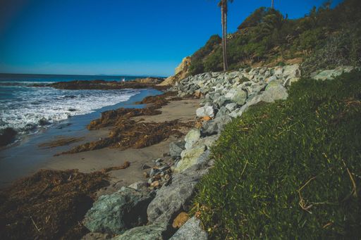 A beautiful shot of the seascape taken at Laguna Beach, Southern California