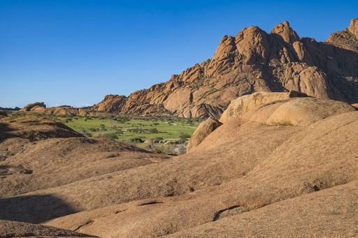 Namibian the rocks of Spitzkoppe in Damaraland, landscape